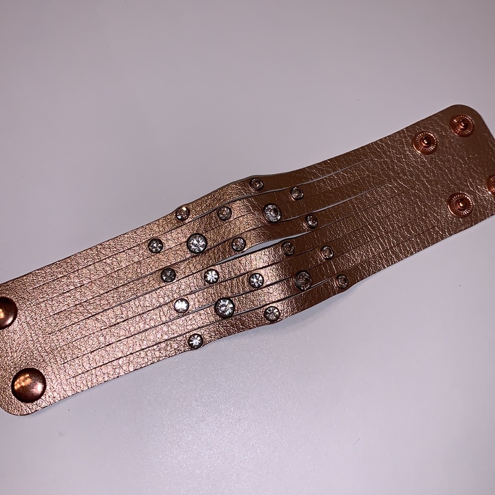 Copper/Rose Gold Wrap Bracelet - Picture 8 of 9